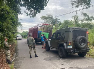 Se trata de 16,000 libras de pescado (Cojinúa y jurel) divididos en trece tinas.