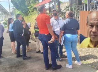 Los investigadores recorrieron el puente peatonal y las demás áreas por las que pasó el peruano.