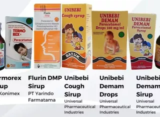 Los jarabes que contienen cantidades inaceptables de etilenglicol y/o dietilenglicol.