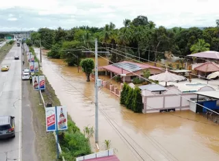 Tres ríos en de Azuero se salieron de su cauce.