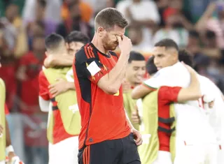 Jan Vertonghen, de Bélgica, se lamenta tras la derrota./ EFE