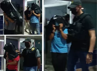 La defensa legal de los cuatro imputados no dio declaraciones a los medios de comunicación.