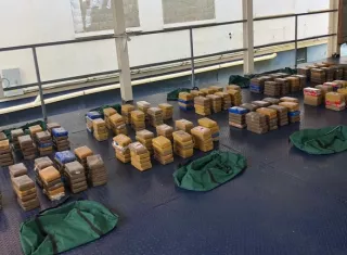 La droga venía oculta en dos contenedores.