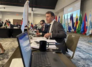  LII reunión de ministros de la Organización Latinoamericana de Energía (Olade) hoy, en Ciudad de Panamá. EFE