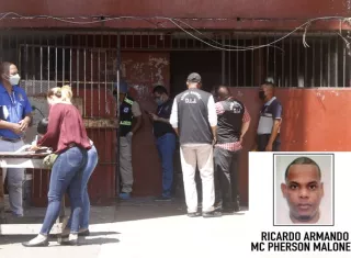 Escena del crimen del dominicano Joaquín Perdomo, asesinado en La Renovación, Curundú.