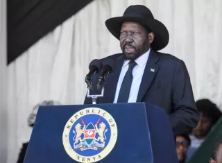 Foto de archivo del presidente de Sudán del Sur Salva Kiir. EFE/