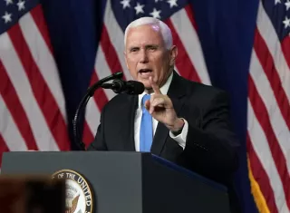 El exvicepresidente de EE.UU. Mike Pence, en una fotografía de archivo. EFE