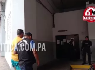 Sospechoso del crimen del estilista colombiano.  (Foto-Video: Leandro Ortíz)
