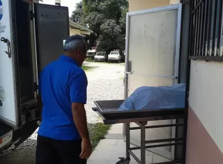 El cadáver fue remitido a la morgue judicial de David.