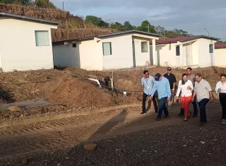 El ministro de Miviot recorrió el lugar 