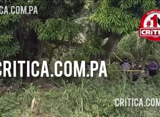 Escena del crimen en Villa Lucre.  (Foto- Video: Landro Ortíz)