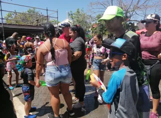 Festival de Pistolistas de Agua en Chitré.