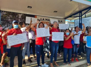 Protesta de familiares de los privados de libertad en Chitré.