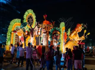 Gran cantidad de turistas nacionales y extranjeros disfrutaron de un espectáculo producido con talento 100% panameño.