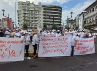 Trabajadores y proveedores de Minera Panamá piden  a las partes llegar a un acuerdo final.  (Foto- Video: Víctor Arosemena)