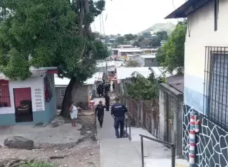 Escena del crimen.  (Video-Foto: Leandro Ortiz)