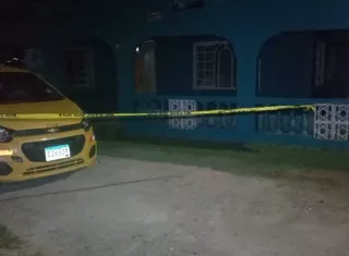 Escena del crimen.   (Foto: D. Sánchez)