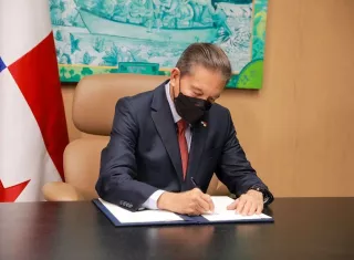 Presidente de Panamá, Laurentino Cortizo. Foto: Archivo