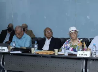 Asamblea Nacional se reúne con miembros de Conato y Conep para tratar tema de la CSS. [Video: Víctor Arosemena)