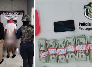 El dinero estaba escondido en una de las habitaciones del inmueble allanado.