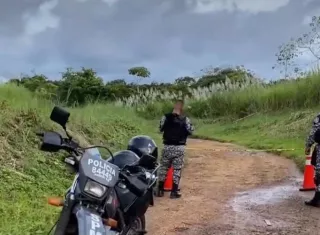 Área donde ocurrió el doble crimen.