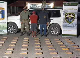 El ciudadano fue aprehendido en el Puesto de Control de Tanara.