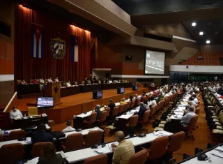 Fotografía de archivo de una sesión de la Asamblea Nacional del Poder Popular (ANPP), en La Habana (Cuba). EFE