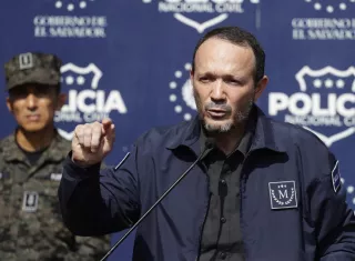 El ministro de Justicia y Seguridad de El Salvador, Gustavo Villatoro, en una fotografía de archivo. EFE