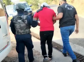 El sospechoso tras las rejas.