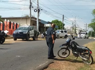 El teniente fue trasladado al cuarto de urgencias del hospital regional de la provincia de Veraguas.