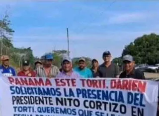 Los darienitas quieren su carretera.