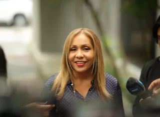 Yanibel Ábrego, secretaria general del partido Cambio Democrático.