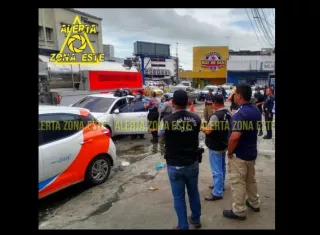 Area donde se encontraba el auto en cuyo interior fue encontrado el cuerpo