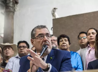 Bernardo Arévalo, candidato a la Presidencia de Guatemala por el partido Movimiento Semilla. EFE