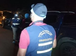 Vista general del área próxima a la escena del intento de asesinato.