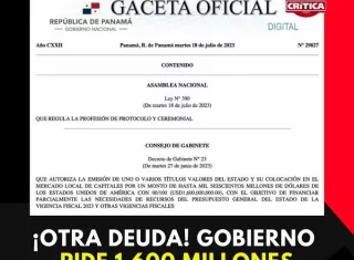 Aprobación en el Consejo de Gabinete del 27 de junio.