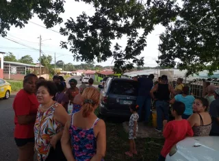 Residentes de San Gabriel protestaron este viernes para denunciar que hay sectores que llevan más de 2 meses con escaso suministro de agua.