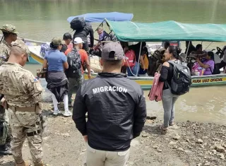 Migrantes irregulares, que ingresan ilegalmente  por las diversas trochas de la provincia del Darién.