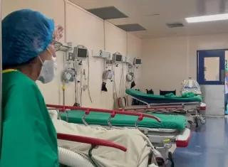 Parte interna del Hospital Nicolás A. Solano de La Chorrera.