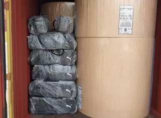 La droga iba oculta en un contenedor con destino a Valencia.