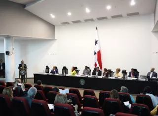 El ministro de Gobierno, Roger Tejada, fue el proponente del proyecto de ley.