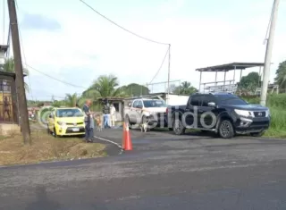 Escena del crimen en Puerto Escondido, Colón. (Foto: René Bellido)