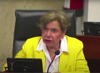 Diputada Mayín Correa en la Asamblea Nacional.