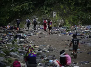 Los esfuerzos realizados por el gobierno panameño se han visto sobrepasados por las cifras de migrantes irregulares. Foto ilustrativa: EFE