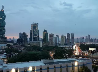 Área bancaria de la ciudad de Panamá. Foto: Pixabay