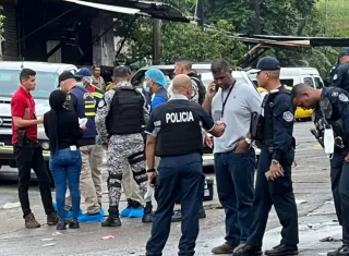 Escena donde ocurrió el crimen.