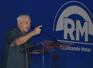 El candidato presidencial y presidente del partido Realizando Metas (RM), Ricardo Martinelli.