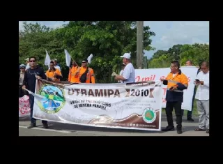 Hace dos semanas, los trabajoadres salieron en defensa de Minera Panamá 