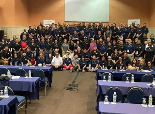 Los participantes tuvieron la oportunidad de escuchar intervenciones relacionadas con la Trata de Personas. en América Latina.