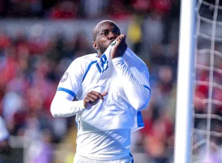 Cecilio Waterman festeja su anotación. /Foto: Fepafut